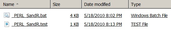 Screen capture of Notepad2 showing the 2 files