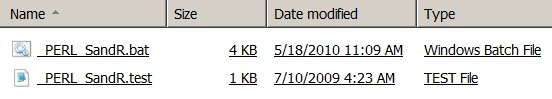 Screen capture of Notepad2 showing the 2 files