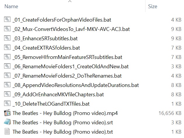Screen dump #1 of “_LLBestVideoEnhancer” folder