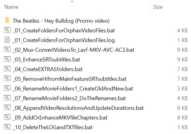 Screen dump #2 of “_LLBestVideoEnhancer” folder