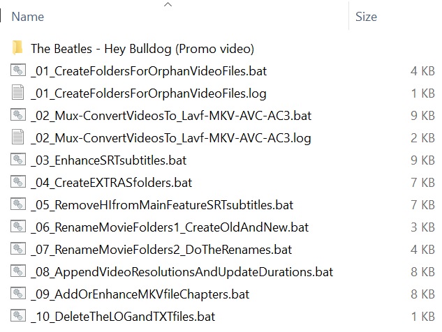 Screen dump #3 of “_LLBestVideoEnhancer” folder