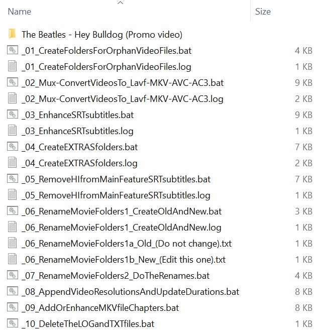 Screen dump #4 of “_LLBestVideoEnhancer” folder