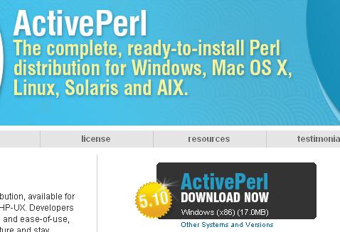 Screen dump of download,part 1