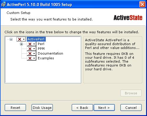 Screen dump of install, part 2