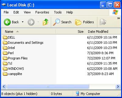 Screen dump of install, part 6