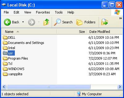 Screen dump of install, part 7