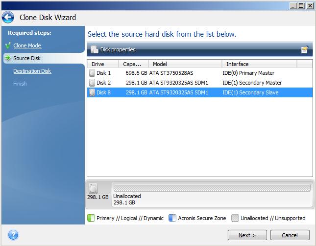Image of DriveImage XML screen capture