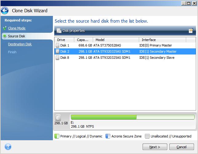Image of DriveImage XML screen capture